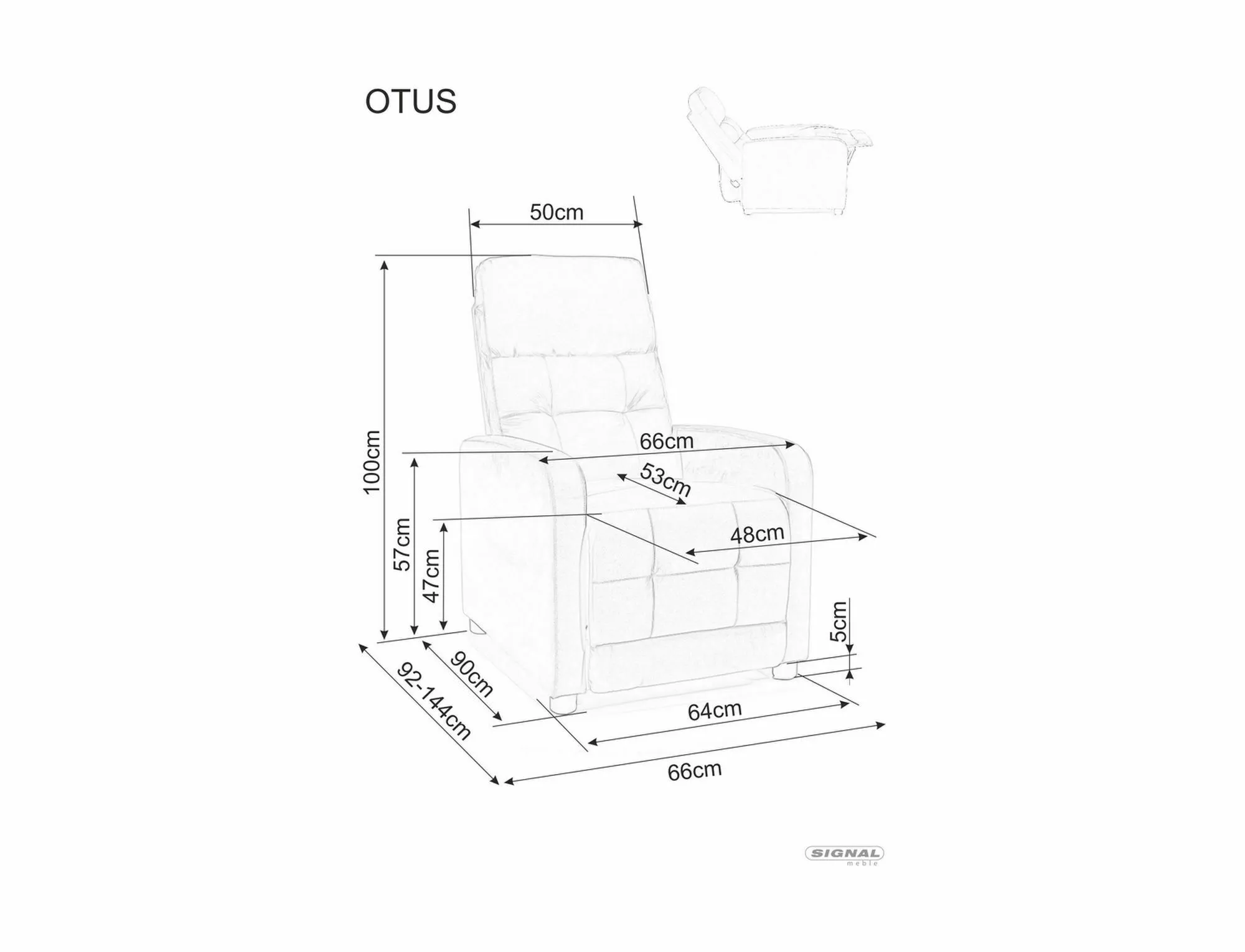 Fotel rozkładany otus velvet