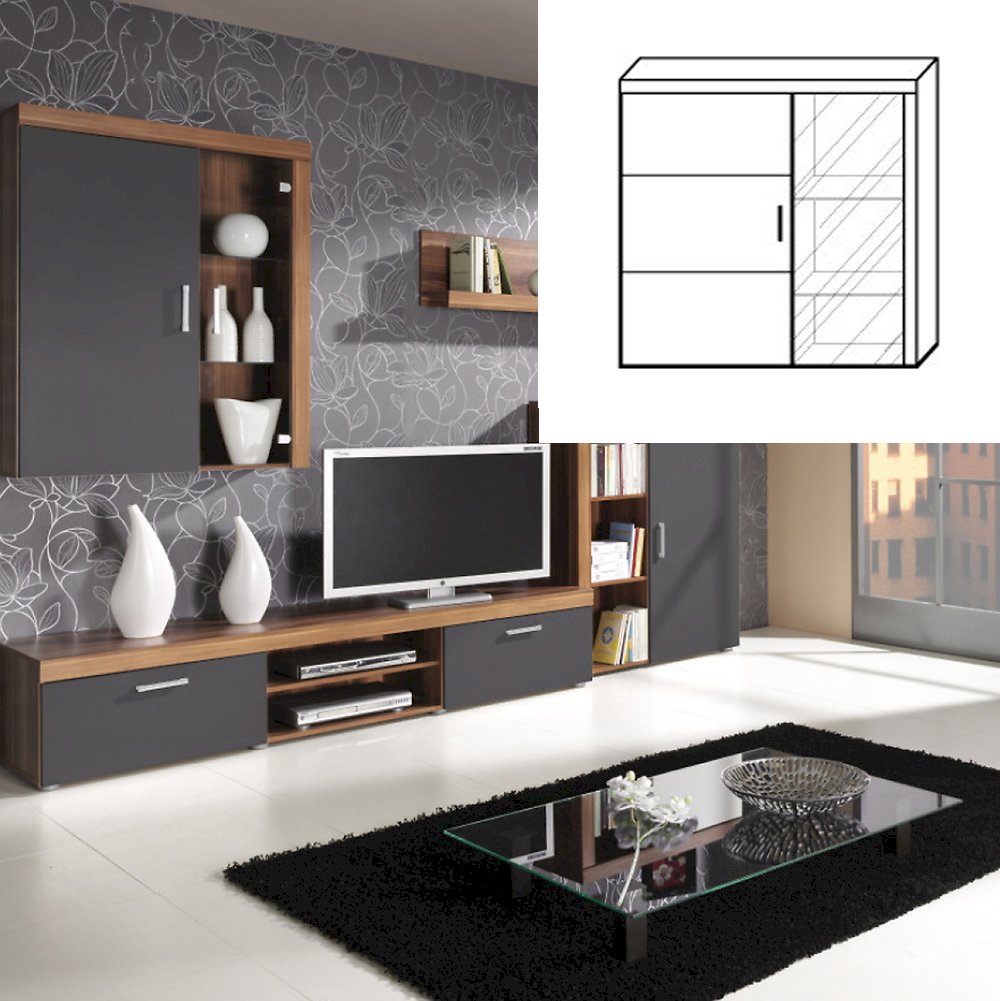 Witryna wisząca Samba 4 mat.