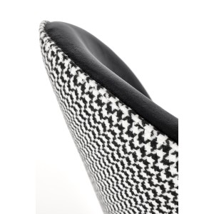 K478 krzesło czarny - biały