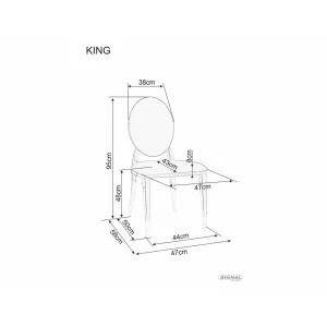 Krzesło king velvet