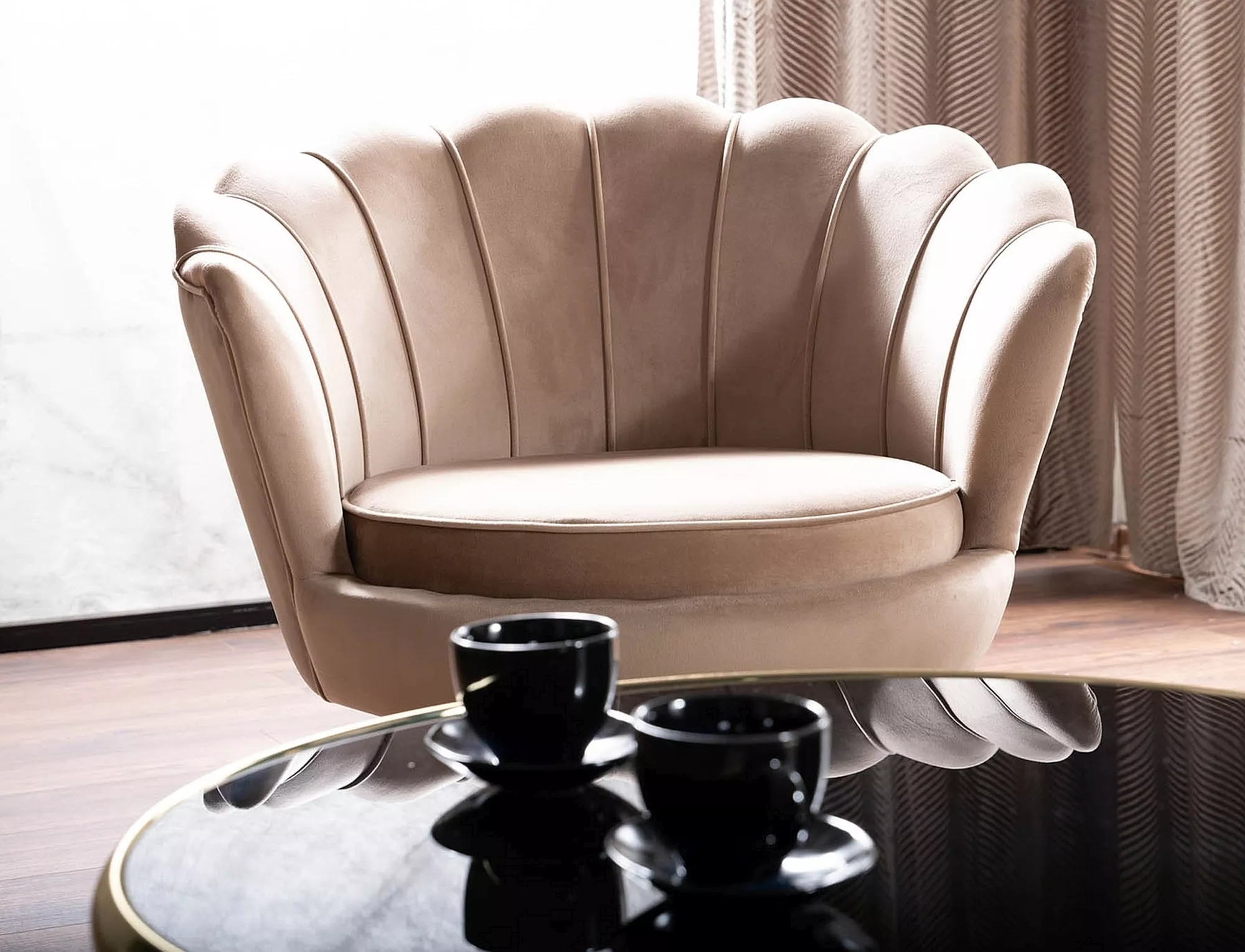 Fotel camellia 1 velvet