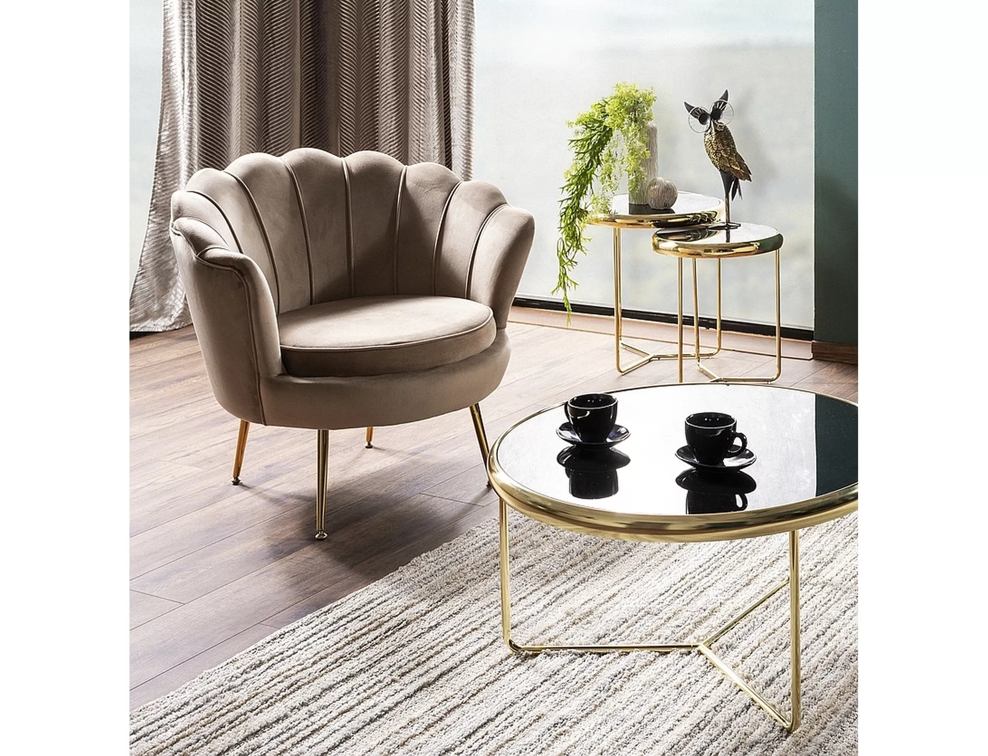 Fotel camellia 1 velvet