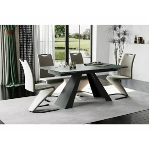 Stół salvadore ceramic ossido verde