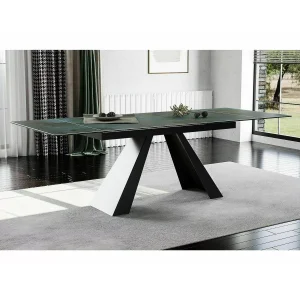 Stół salvadore ceramic ossido verde