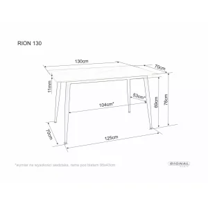 Stół rion 130