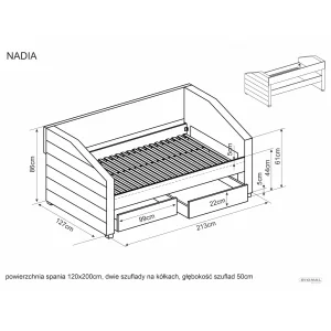 łóżko nadia velvet