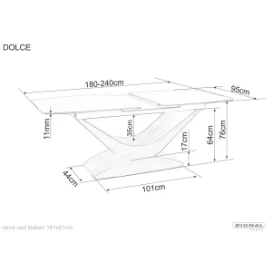 Stół dolce ceramic