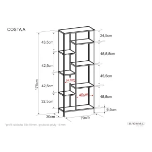 Regał costa a