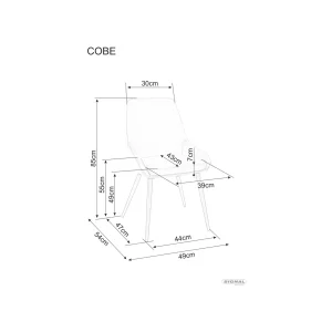 Krzesło cobe velvet