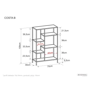 Regał costa b