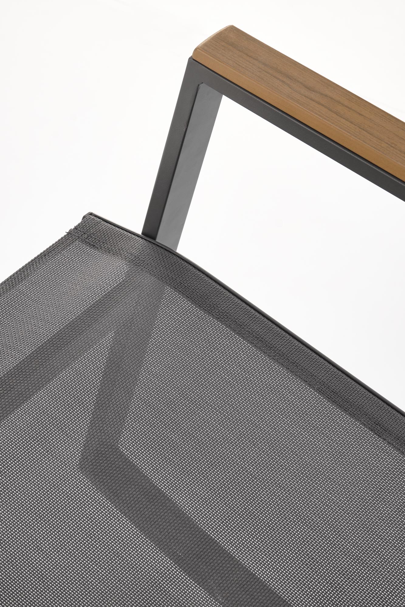 ZLATAN krzesło ogrodowe c.popiel / j.popiel