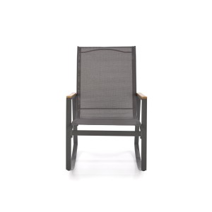 ZLATAN krzesło ogrodowe c.popiel / j.popiel