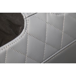 SOLARIA fotel wypoczynkowy z funkcją masażu i podgrzewania, kremowy / popielaty