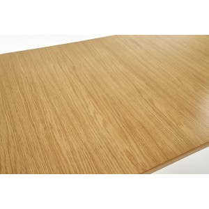 SORBUS stół rozkładany, blat - dąb miodowy, nogi - dąb miodowy