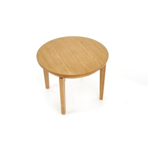 SORBUS stół rozkładany, blat - dąb miodowy, nogi - dąb miodowy