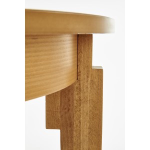 SORBUS stół rozkładany, blat - dąb miodowy, nogi - dąb miodowy