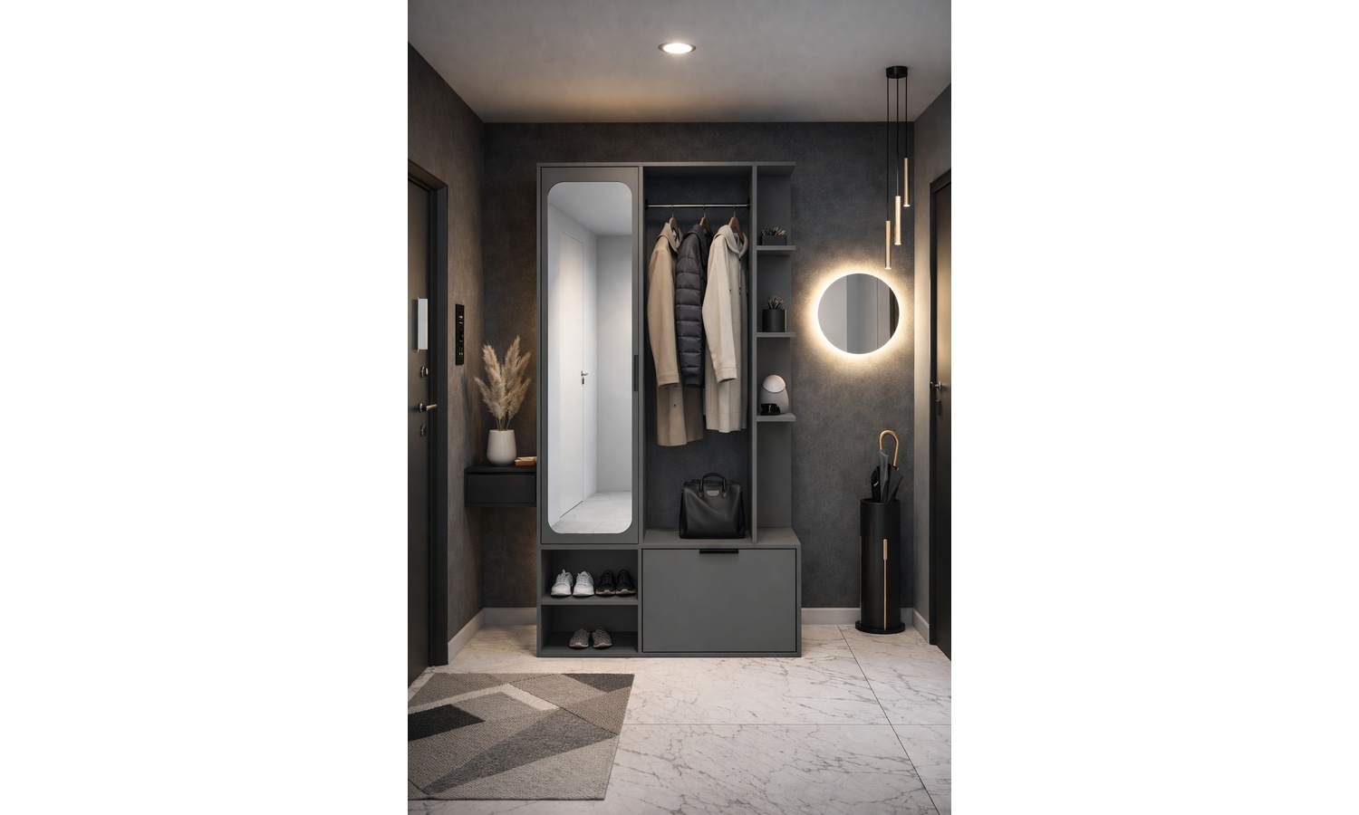 Garderoba Nala (szary diamentowy)