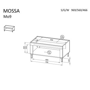 ŁAWA MOSSA MO-9 (CASHMERE)