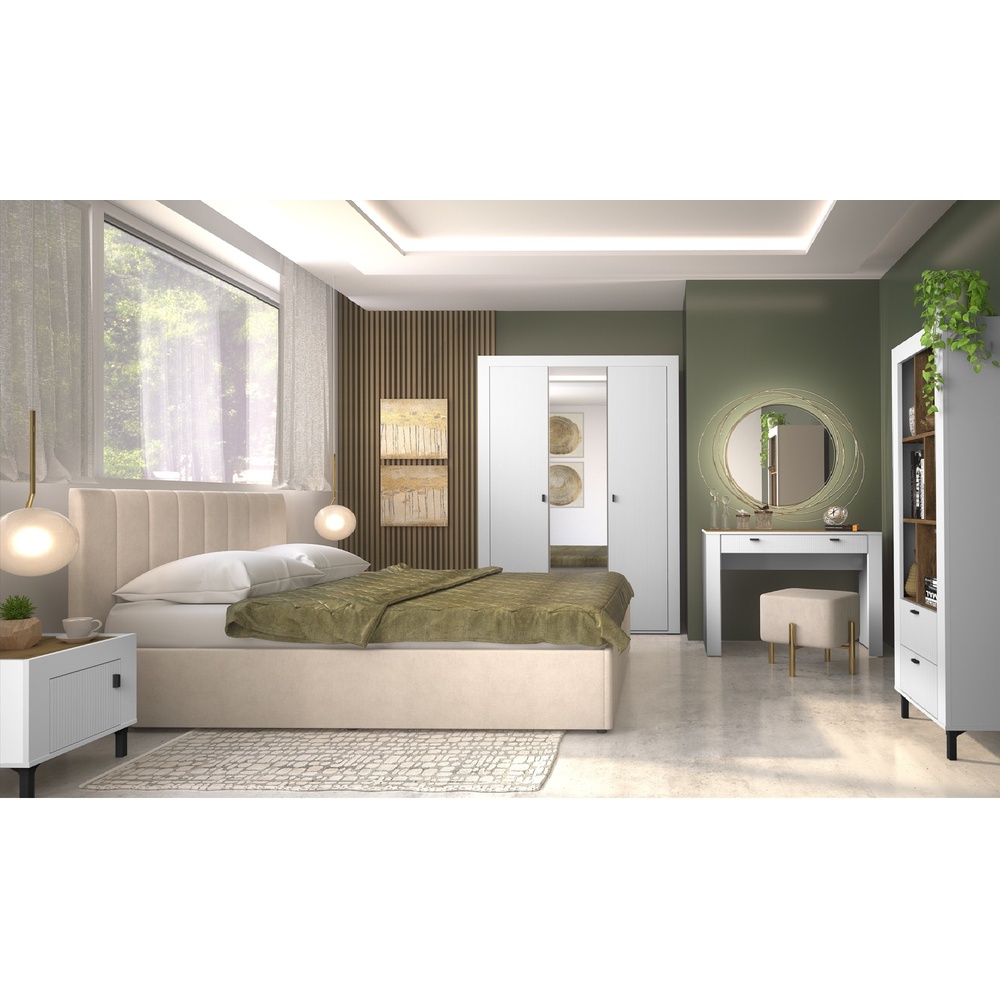 REGAŁ NISKI MOSSA MO-4 (BIAŁY)