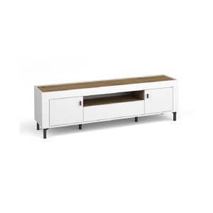 SZAFKA RTV 2D1S MOSSA MO-8 (BIAŁY)