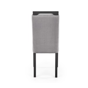 CLARION 2 krzesło czarny / tap: MONOLITH 85 (popiel)