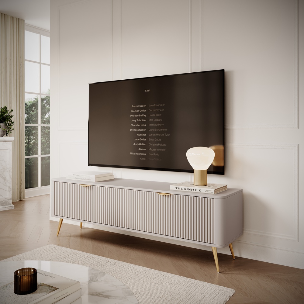 SZAFKA RTV LANTE 163 2D F (beż)