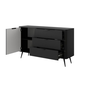 KOMODA LANTE 138 D3S D (czarny mat)