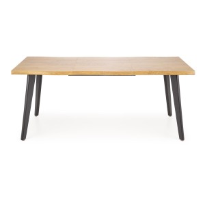 DICKSON 2 stół rozkładany 150-210/90 cm, blat - naturalny, nogi - czarny