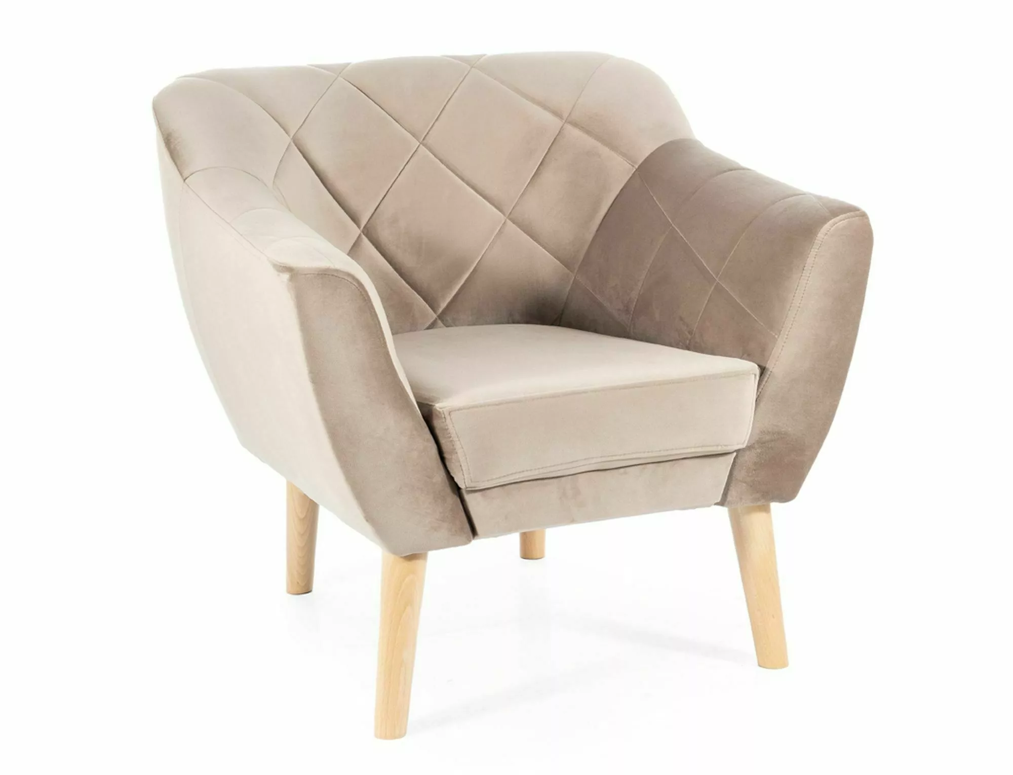 Fotel karo velvet