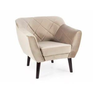Fotel karo velvet