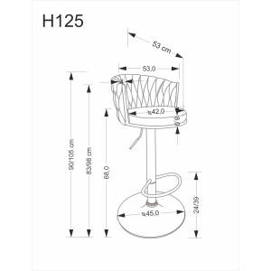 H126 hoker beżowy (1p=2 szt)